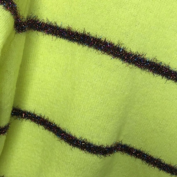 TRIBEKKA 44 Citron Rainbow Tinsel Sweater - Picture 8 of 8